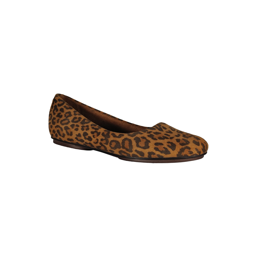 Naturalizer Maxwell Women's Shoes Desert Tan Leopard Print Suede